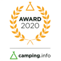 Ausgezeichnet mit dem Camping.Info Award 2020